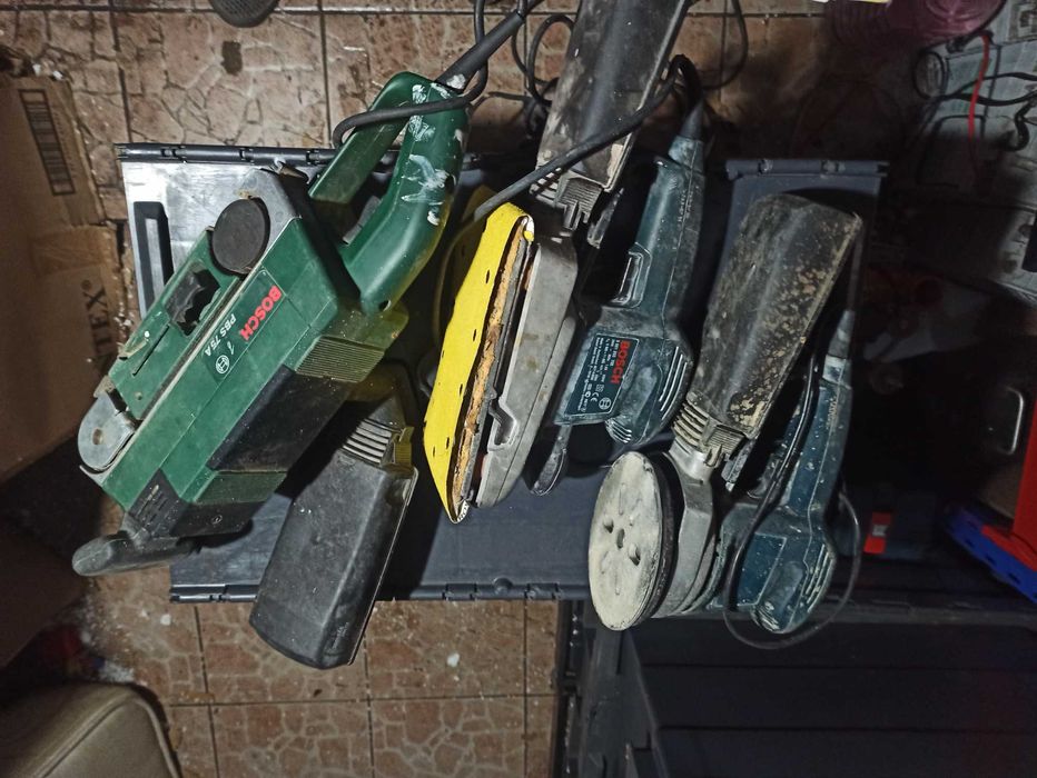 Set Bosch 3 scule electrice de șlefuit