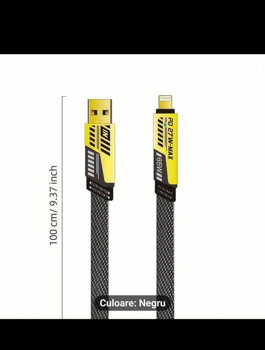 Cablu de încărcare rapidă 4-în-1.