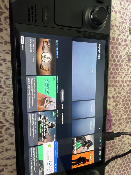 Steam deck oled 512gb  xolati yengi oganimga 1 oy bo’ldi igralari bor