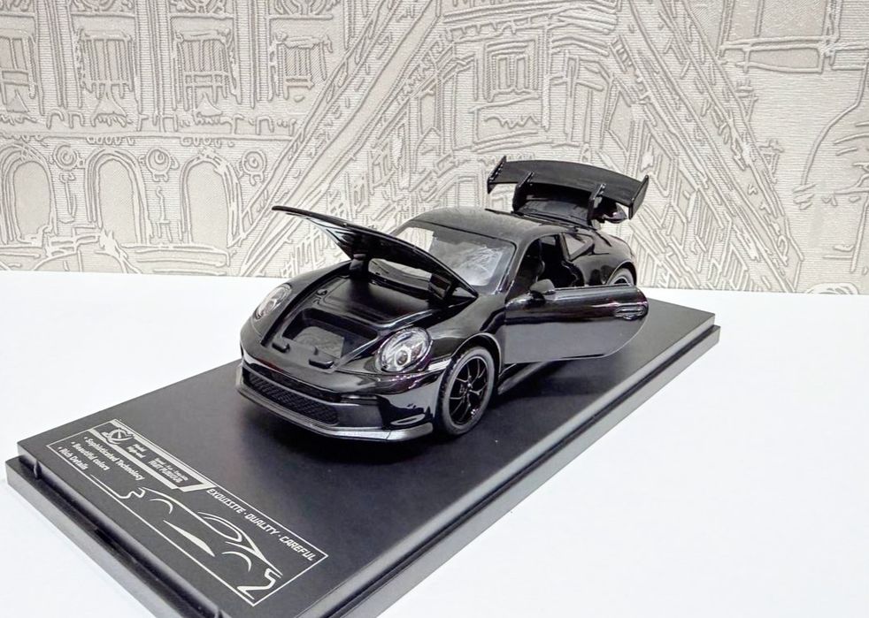 Porsche 911 GT3 1.32! Металлическая модель со светом и звуком