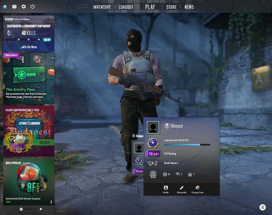 Продаю CS2 стим аккаунт с праймом