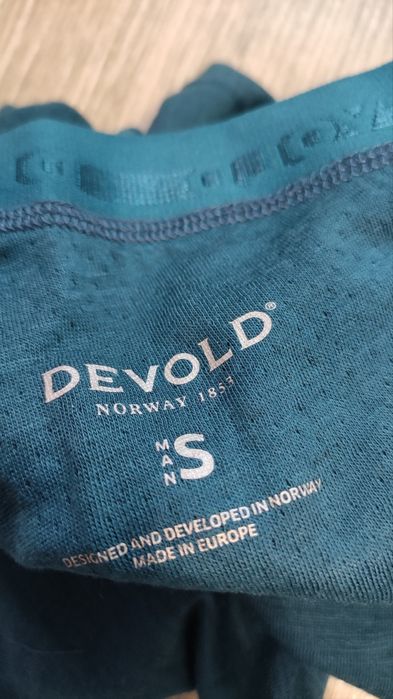 Нов мъжки мерино термоклин Devold S size