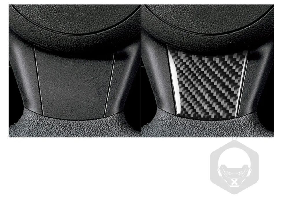 НОВ комплект карбонови панели за волан предназначени за БМВ Е60/Е63
