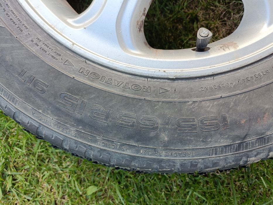 Jante/Roti Originale Honda 15 inch aliaj cu anvelope Nokian 195/65/15