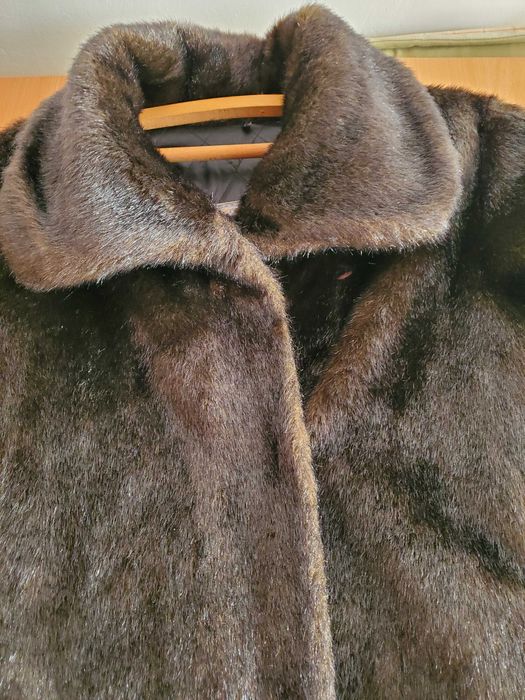 Haina de blana lunga sintetica