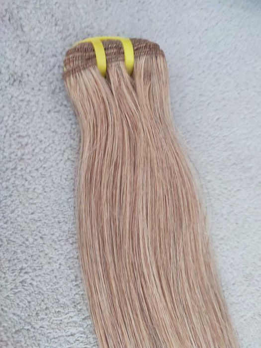 100% естествена/виетнамска коса за удължаване/екстеншъни, 55/60см