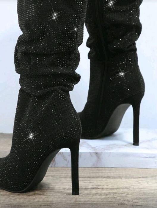 Ботуши с камъни  нови