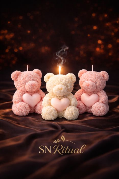 Ароматни 100% соеви свещи Мече , Чийзкейк