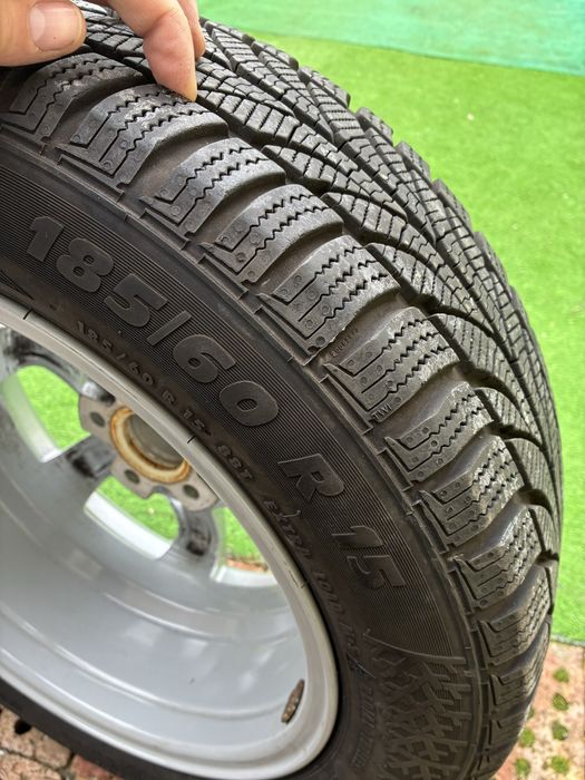 Джанти 15 Германия 5х100 със зимни нови 180/60/15