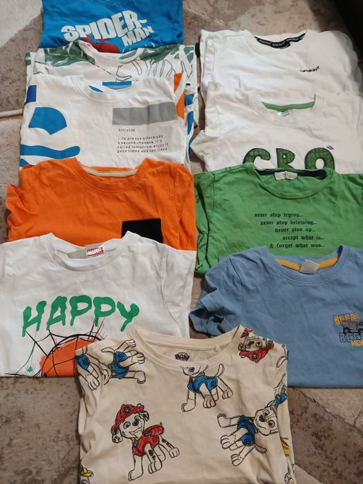 Много Дрехи 110-116 за момче,тънки и по плътни