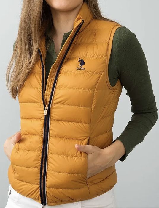 Нов дамски пухен елек,грейка U.S.Polo Assn. размер М