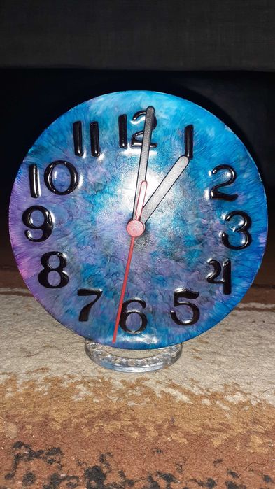 Ceas rasina albastra 15 cm