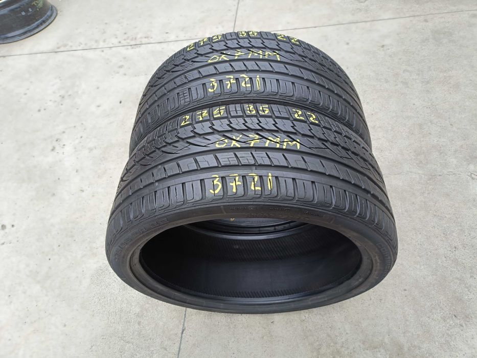 Doua anvelope vara 275 35 22 continental crosscontact profil de 7 mm