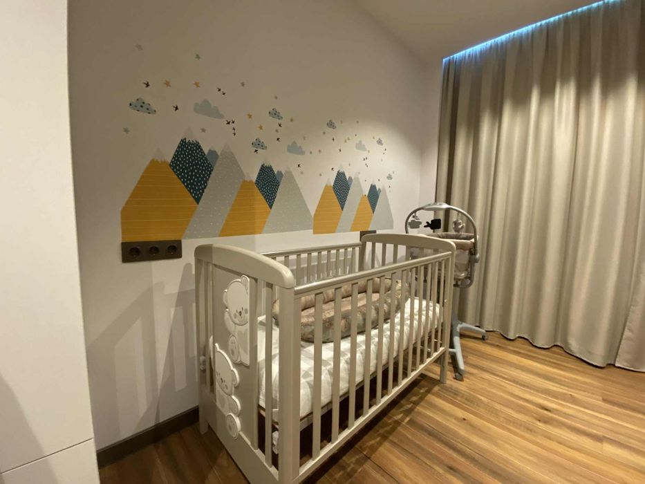 Pat lemn fag Premium + saltea