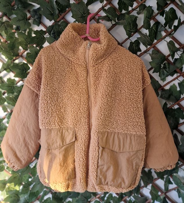 Jachetă călduroasă fleece / teddy MiaBaby (mărimea 116-122 cm