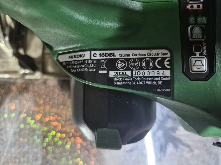 Circular HIKOKI c 18 DBL
Șlefuitor cu excentr