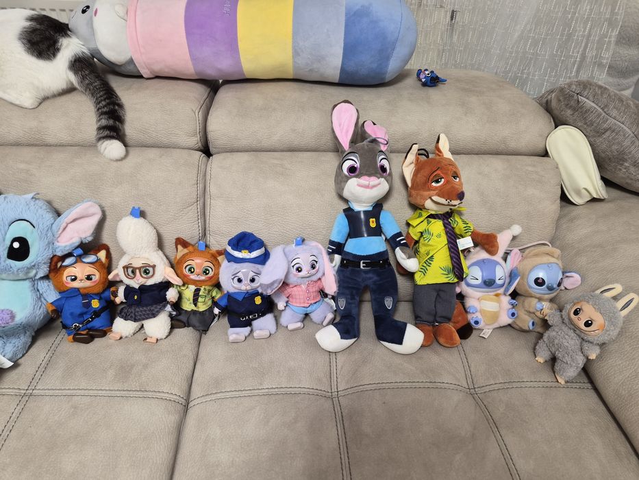 Jucarii de plus zootropolis stich kuromi