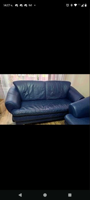 2 дивана от естествена кожа без никакви забележки
