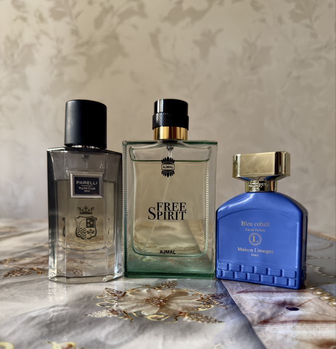Комплект оригиналные духи  Ajmal 100 ml, Blue Cobalt 50ml, Parelli50ml