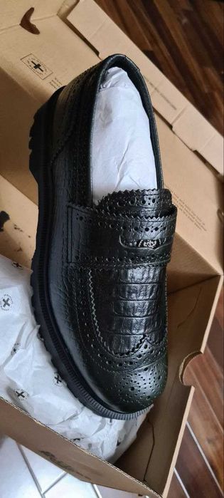 Dr. Martens Penton Brogue Emboss Leather Loafers