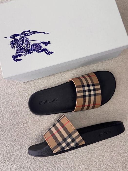 Burberry slippers мъжки чехли джапанки