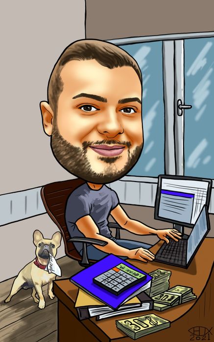 РИСУВАНИ карикатури  по снимка