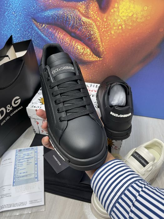 Adidasi Dolce Gabbana piele naturala 100% Full Box colectie noua