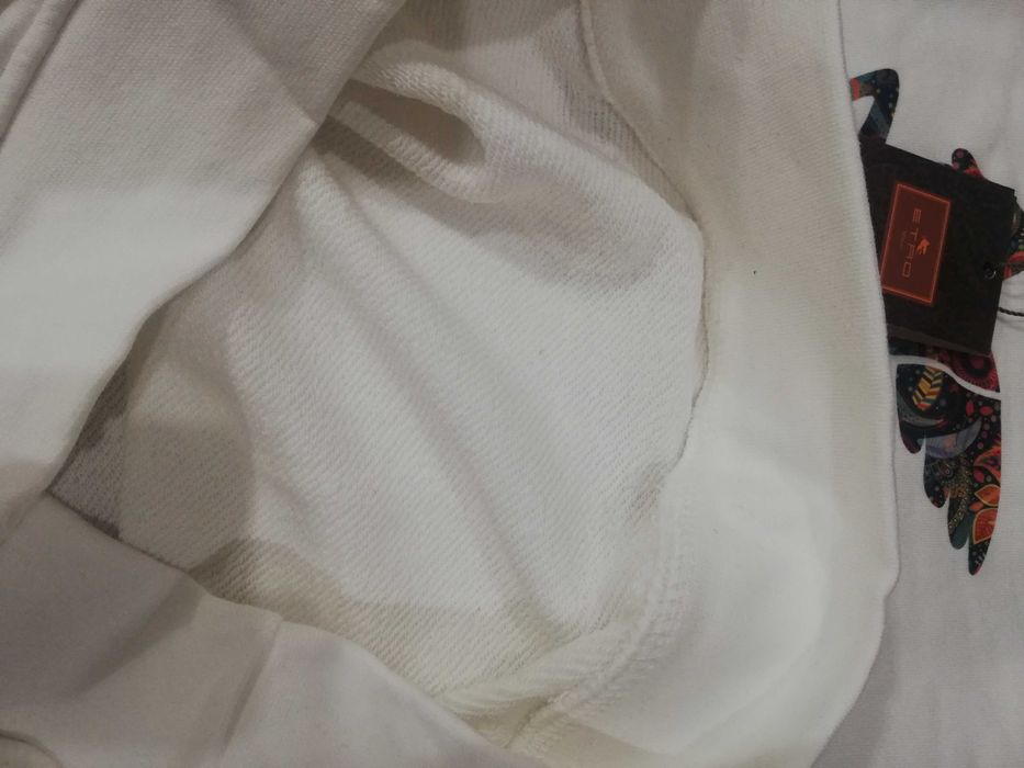 Бяла памучна блуза Etro