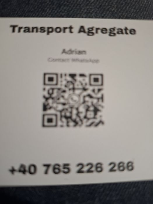 Transport la cerere agregate balastiera