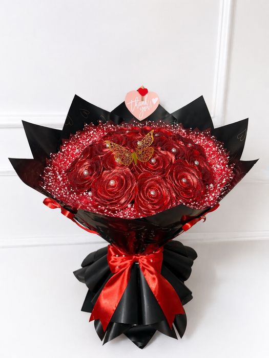 Атласный лента букеттер