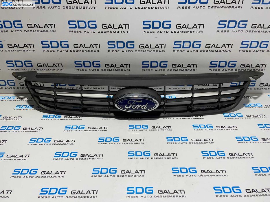 Grila cu Sigla Emblema Bara Spoiler Fata Ford Focus 2 FL Facelift 2007 - 2010 Cod 8M51-8200-BF [L2617] (Fisurata)