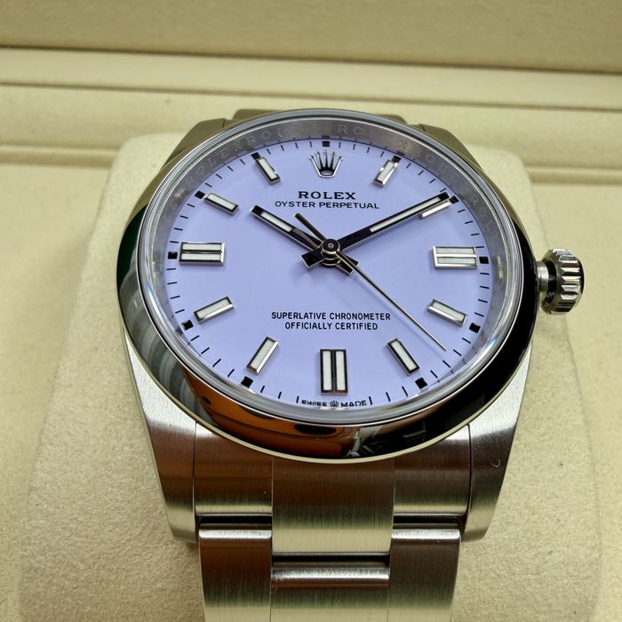 Rolex Oyster Perpetual Lavanda  PE STOC 36mm | 8.700 E | 126000 | 2025