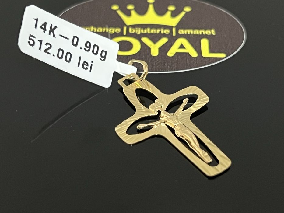 Bijuteria Royal CB : Pandant aur 14k 585  0,90 grame