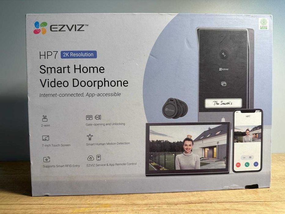 EZVIZ HP7 videointerfon smart 2K, display 7 inch, control remote, nou