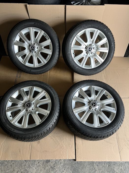 Jante NOI originale Mercedes GLE , GLS , ML , 19 inch’+ anvelope 255/50/19 , Michelin NOI