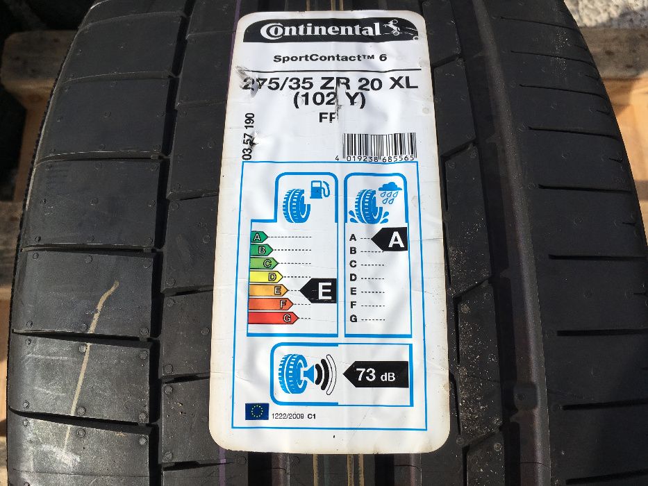 275/35/20 Континентал СпортКонтакт 2016г Чисто нова Единичка