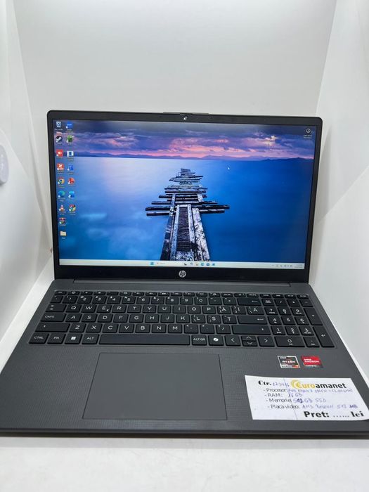 Laptop HP  cu procesor AMD Ryzen 7 5825U pana la 4.5 GHz, 15.6" -A-