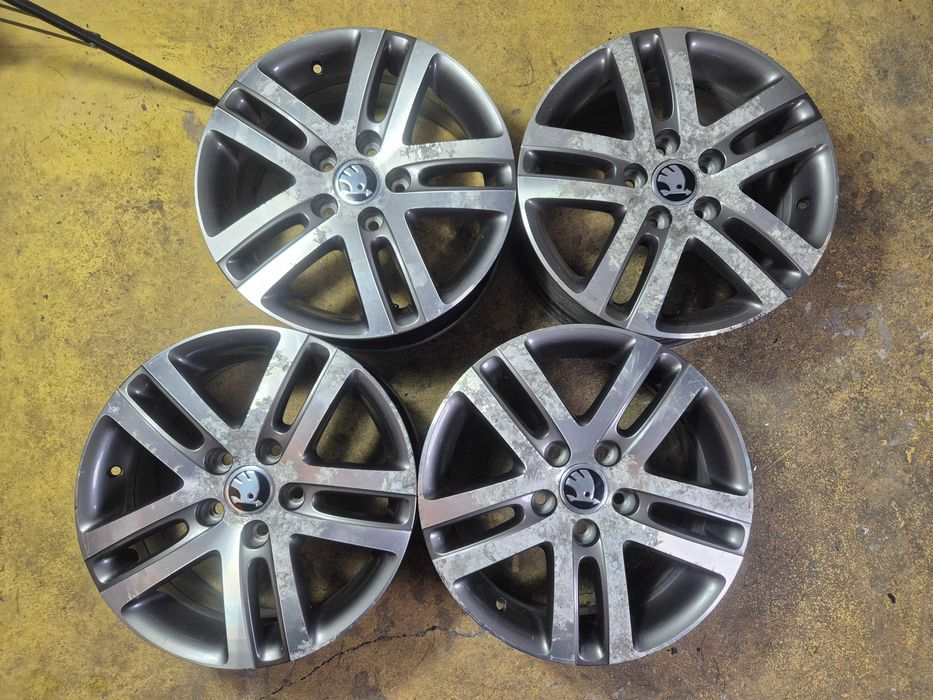 Jante Aliaj 5x112 16'' OEM VW Golf Passat Touran JETTA Sharan Caddy Scirocco T-ROC / Skoda Octavia Yeti Superb / SEAT AUDI A3