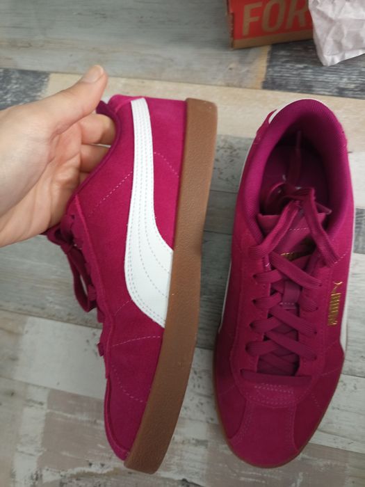 Дамски сникърси Puma Club ll от естествена кожа