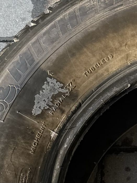 Зимние шины Michelin 275/65 R17, б/у