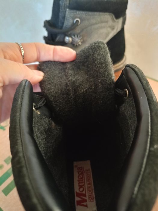 Боти естествен велур Montega