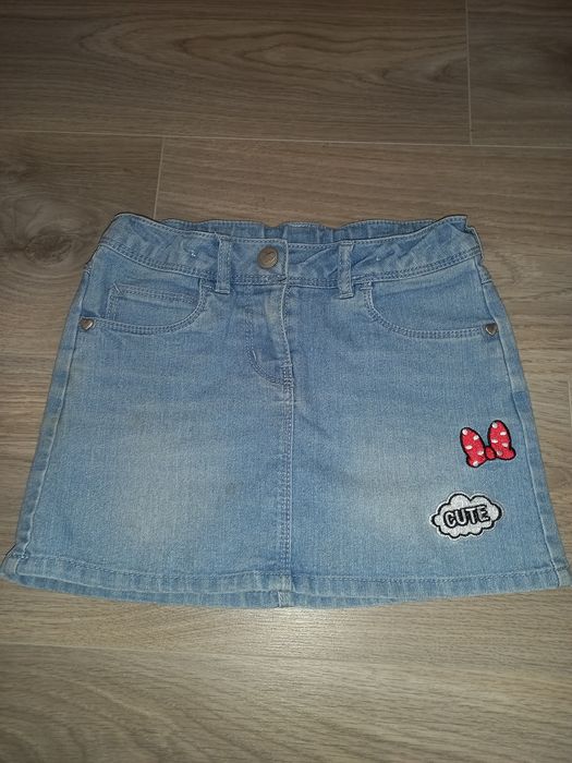 2 perechi pantaloni scurti si 1 fusta fetite, H&M, 5-6 ani