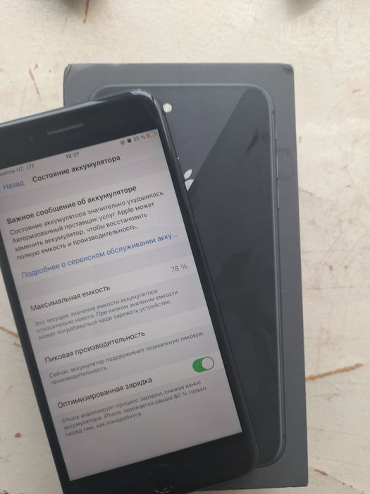 Iphone 8plus 64 hamma joyi radnoy