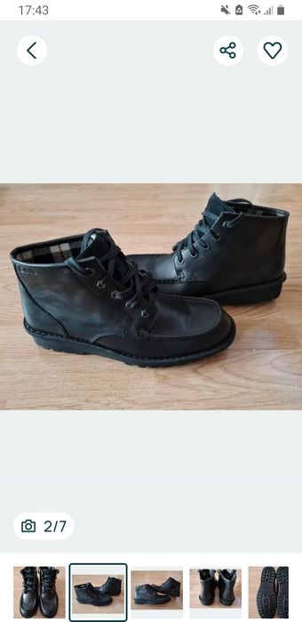 Ghete Clarks piele naturala 45