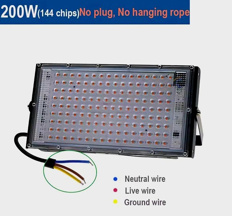 100w,200w,300w Прожектор за бърз растеж,Разсад,Фито лампа,Растения,Лед