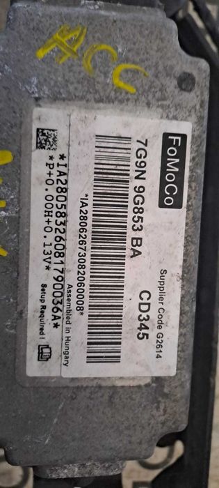 Modul ACC , Distronic Ford Mondeo Mk4 , Galaxy cod: 7g9n 9g853 ba