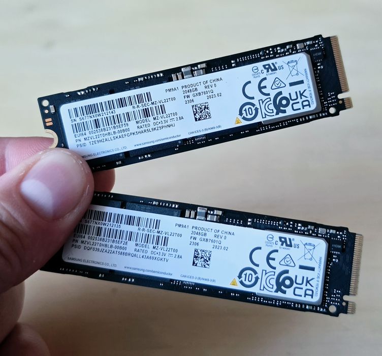 4TB Samsung Pro 980 pci e gen 4.0 x4 NVMe