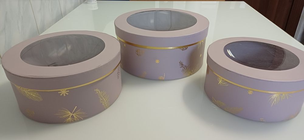 Set cutii cu fereastra