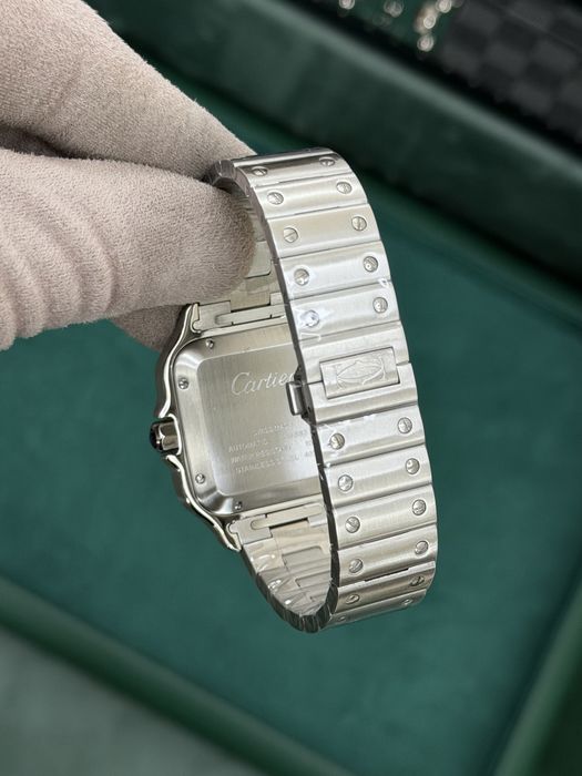 Cartier Santos Large Green Dial