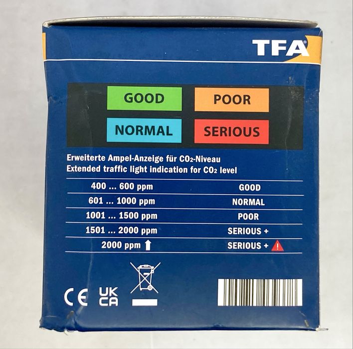 TFA Monitor CO2, temperatura si umiditate